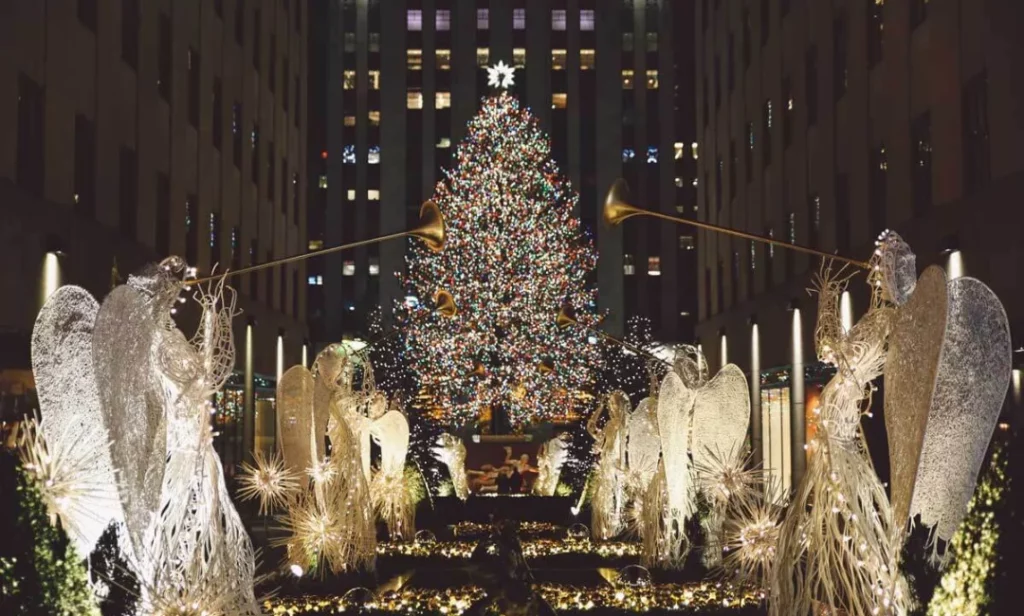 nyc christmas light tour Limo service